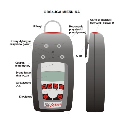 Miernik ozonu, Detektor Ozonu